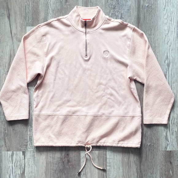Vintage 1990's Quater Zip Pastel Sweatshirt - Picture 1 of 6